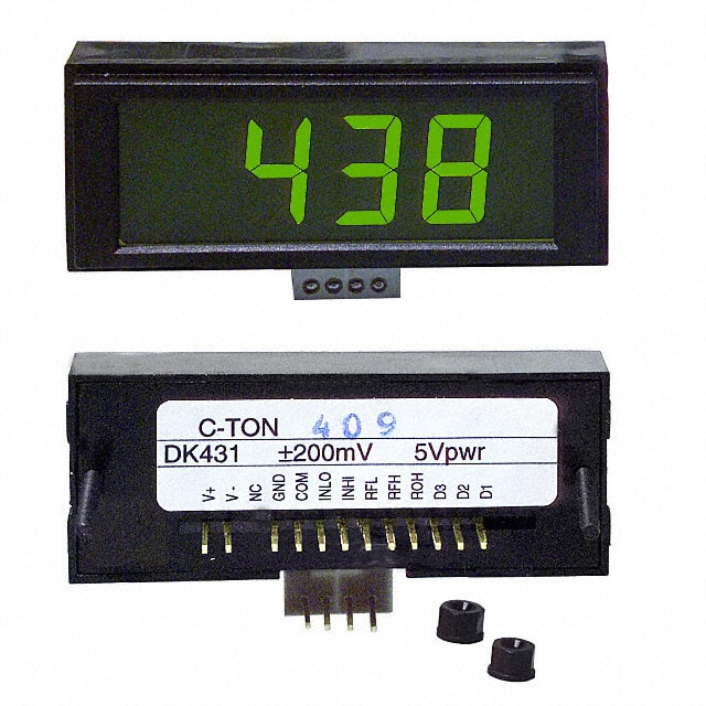 DK432 VOLTMETER 2VDC LCD PANEL MOUNT