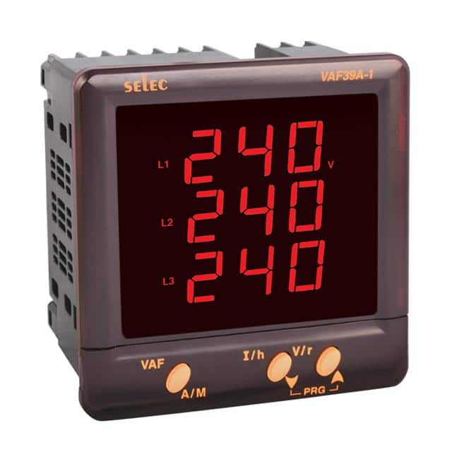 VAF39A-110V-CU-ROHS DIGITAL VAF METER LED DISPLAY