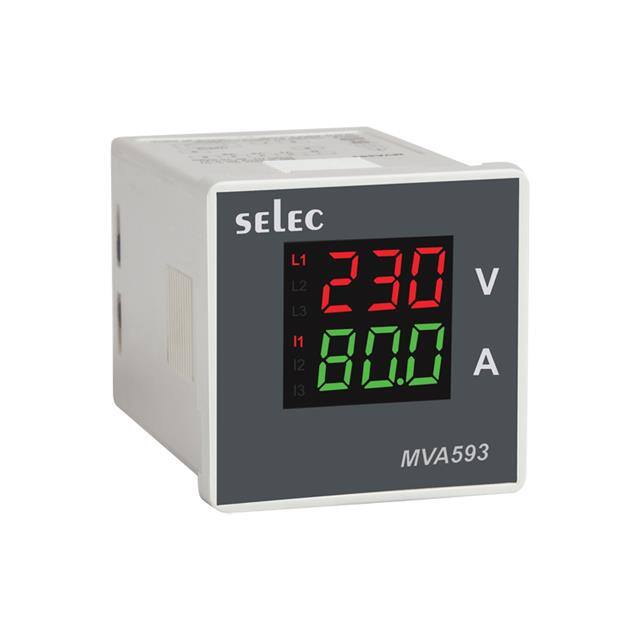 MVA593-CU 3 PHASE VA METER UPTO 800A
