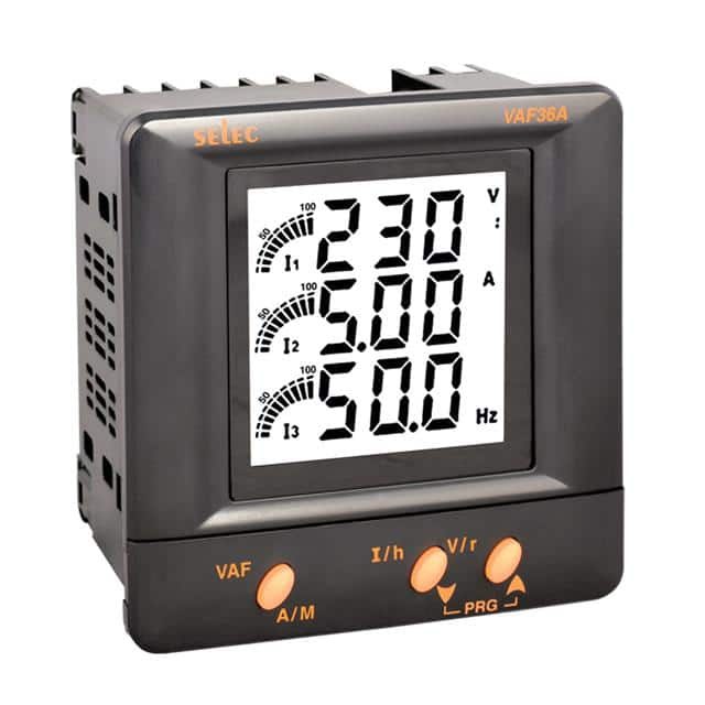 VAF36A-110V-CU DIGITAL VAF METER LCD DISPLAY