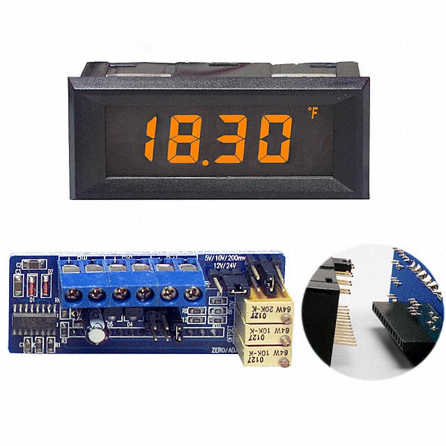 DK196 PROC METER/VOLTMETER LCD PNL MT