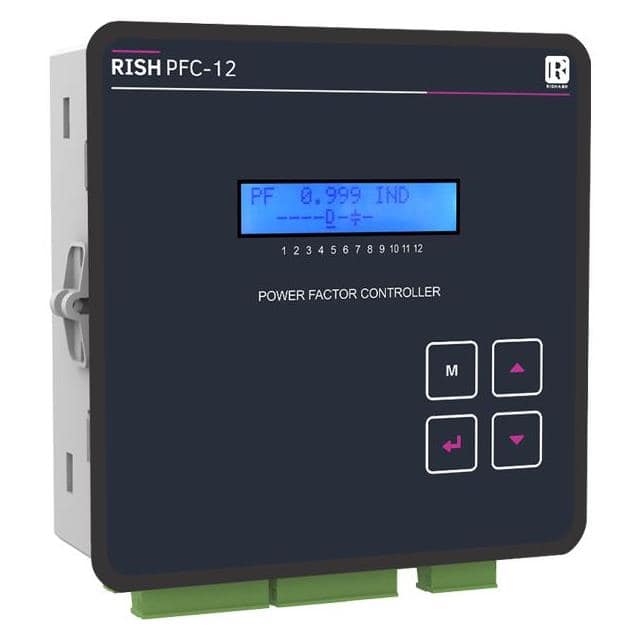RISH PFC12-6-Z-Z POWER FACTOR CTRL'R 6 RLY STAGES