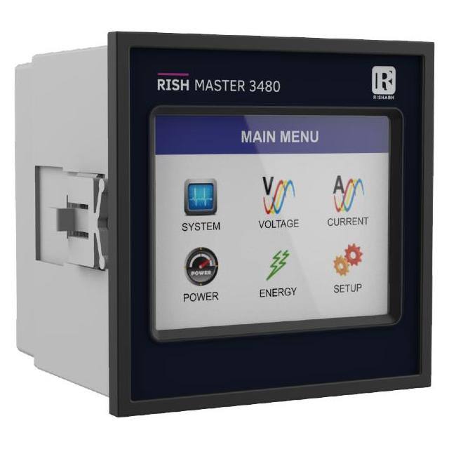 RISH MASTER 3480 0.2-H-2 MULTI METER TOUCHSCN LCD 60-300V