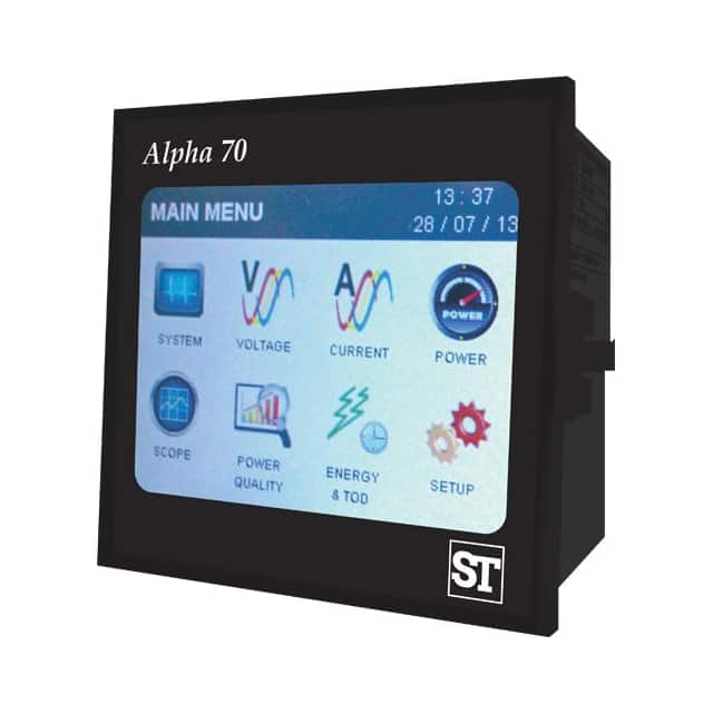 AP70-38F75HZZZ0000 MULT METER 1-5A/100-500V LCD PNL