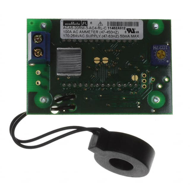ACA5-20RM-3-AC4-RL-C AMMETER 0-100A LED PANEL MOUNT