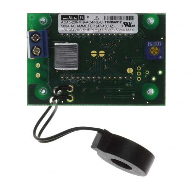 ACA5-20RM-9-AC4-RL-C AMMETER 0-500A LED PANEL MOUNT