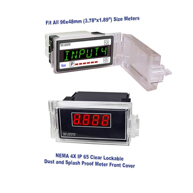 OP-N4X/96X48 96x48mm (3.78"x1.89") clear Lock