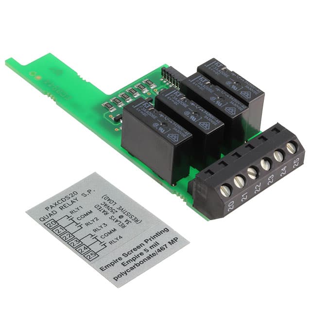 PAXCDS20 OPTION CARD OUTPUT PAX 4 RELAY