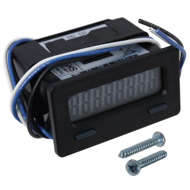 CUB7TCS0 COUNTER LCD 8 CHAR PANEL MOUNT