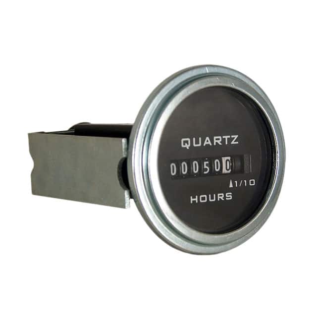 732-0014 HOURMTER 10-80 VDC CUP BLK WITH
