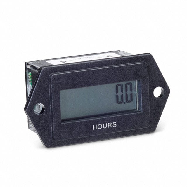 3410-0010 HOURMTER AC/DC 2-HOLE 1/4" SPD R
