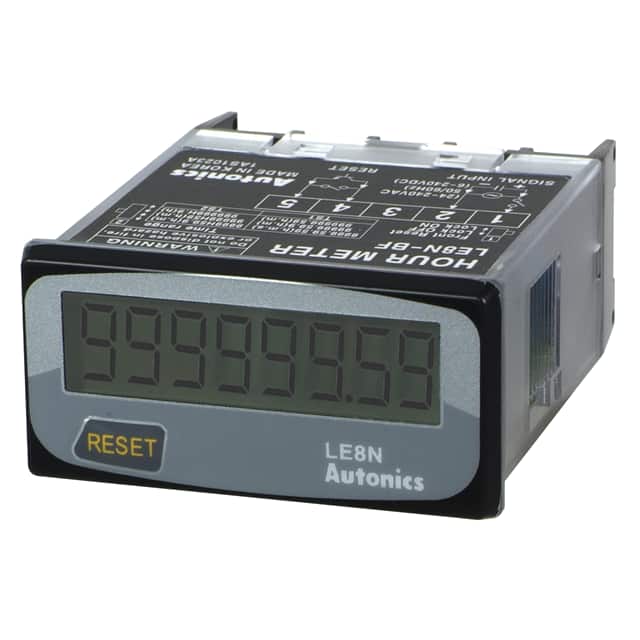 LE8N-BF HOUR METER BATTERY V-INPUT