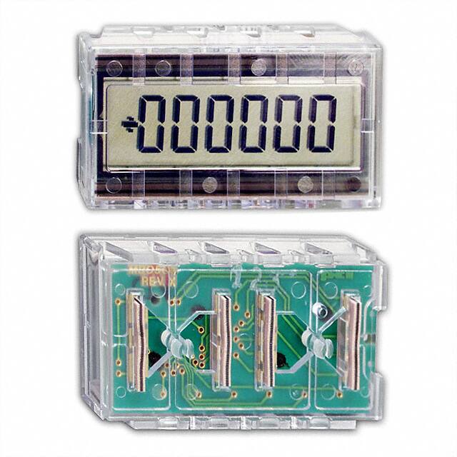 SSCUB-200/A COUNTER LCD 6 CHAR 2.5-6V SNAP