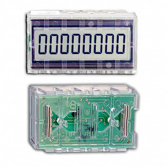 SCUB28A0 COUNTER LCD 8 CHAR 5V SNAP IN