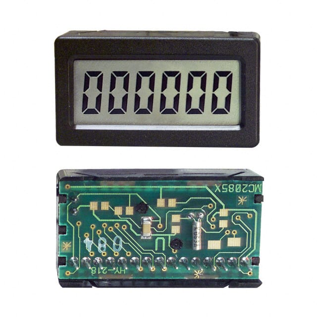 MDMU0100 COUNTER LCD 6 CHAR 5V T/H