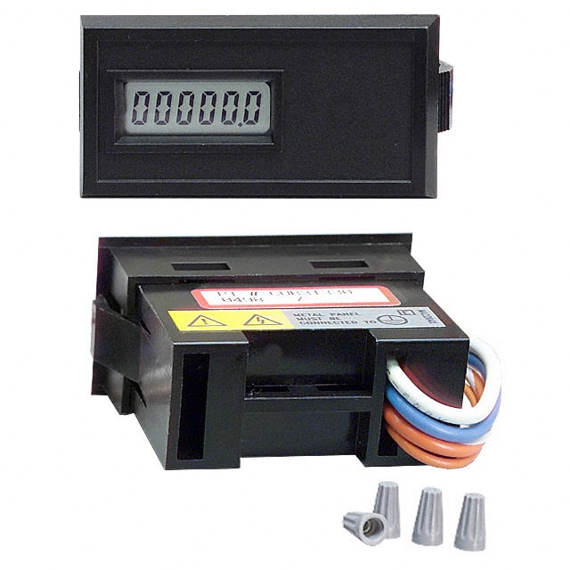 CUB3T330 COUNTER LCD 6 CHAR PANEL MOUNT
