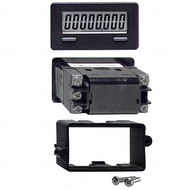 CUB7T000 COUNTER LCD 8 CHAR PANEL MOUNT