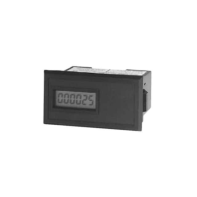 CUB3T400 COUNTER LCD 6 CHAR PANEL MOUNT