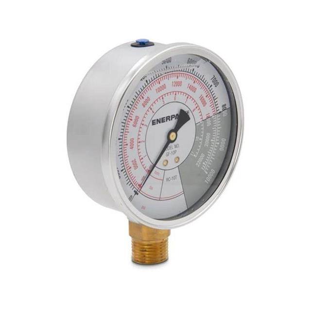 GF10P GAUGE, LIQUID FILLED, PSI/LBS.