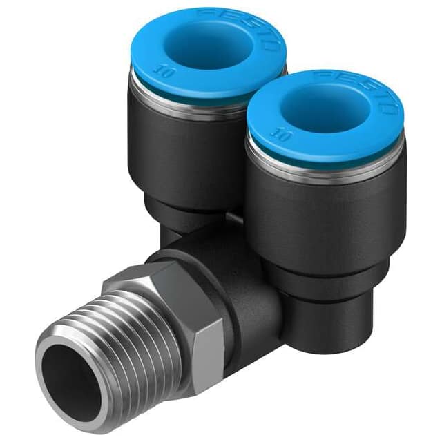 QSYL-1/4-10 PUSH-IN Y-FITTING