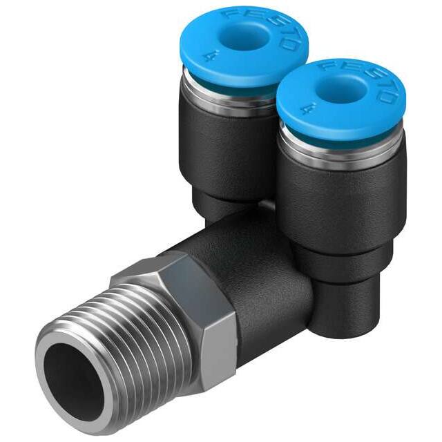 QSYL-1/8-4 PUSH-IN Y-FITTING