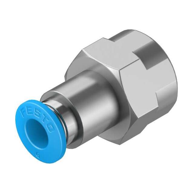 QSF-1/4-6-B PUSH-IN FITTING