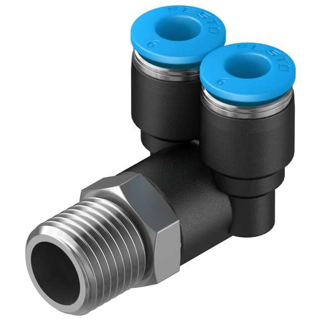 QSYL-1/4-6 PUSH-IN Y-FITTING