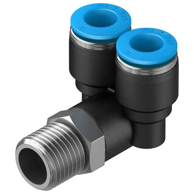 QSYL-1/4-8 PUSH-IN Y-FITTING
