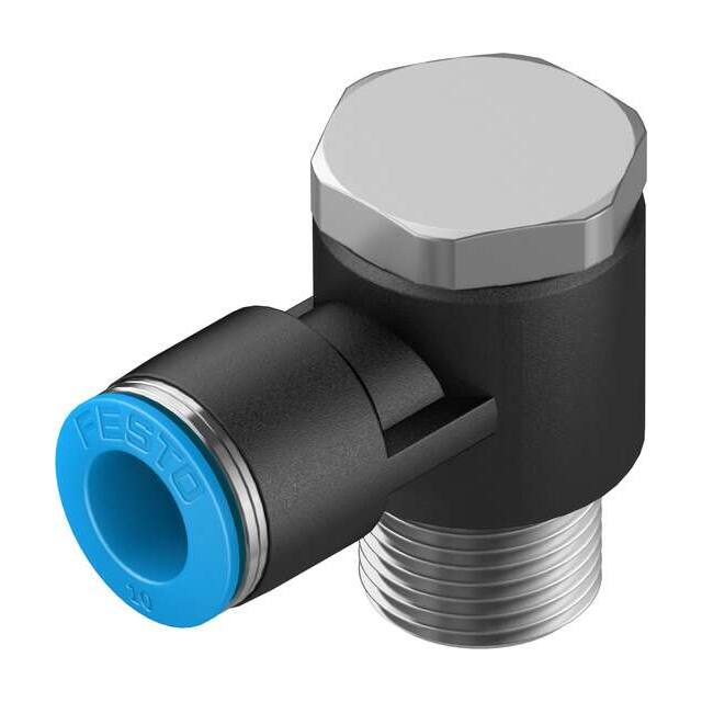 QSLV-3/8-10 PUSH-IN L-FITTING