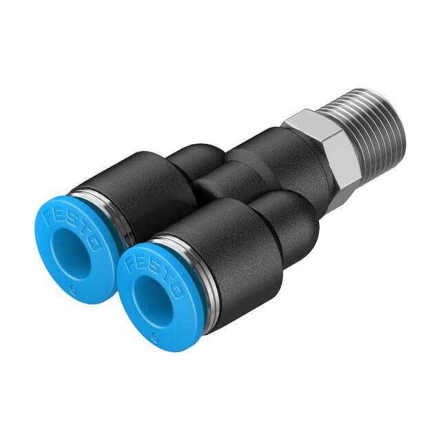 QSY-1/8-6 PUSH-IN Y-FITTING