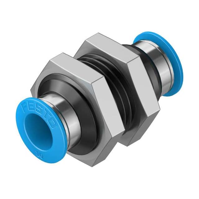 QSS-10 PUSH-IN BULKHEAD CONNECTOR