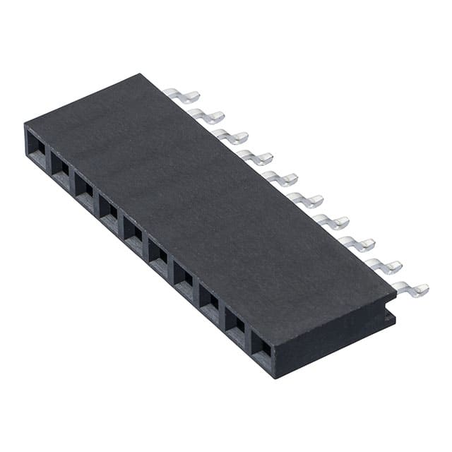 M22-6541042R CONN RCPT 10P 0.079 GOLD SMD R/A