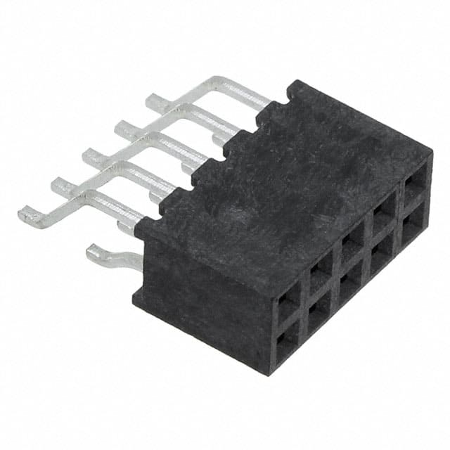 M22-6550542R CONN RCPT 10P 0.079 GOLD SMD R/A