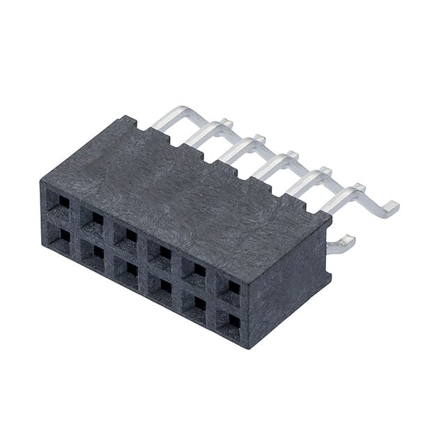 M22-6550642R CONN RCPT 12P 0.079 GOLD SMD R/A