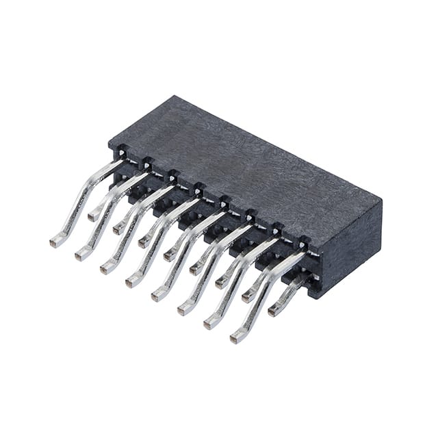 M22-6550842R CONN RCPT 16P 0.079 GOLD SMD R/A
