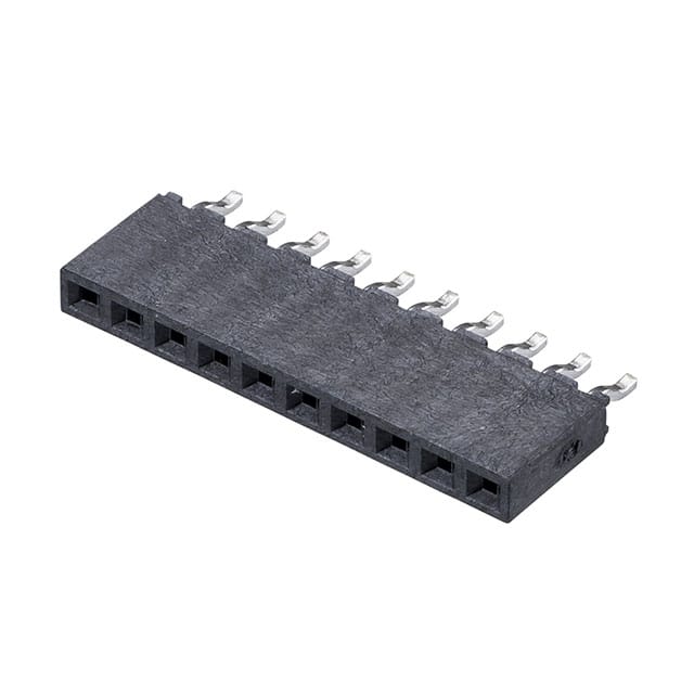 M20-7911042R CONN RCPT 10POS 0.1 GOLD SMD R/A