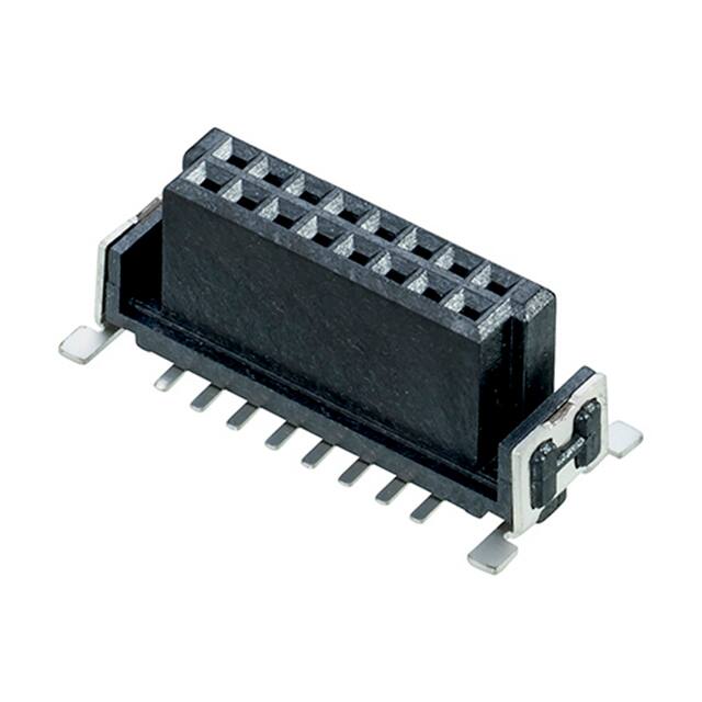 M55-6001642R CONN RCPT 16POS 0.05 GOLD SMD