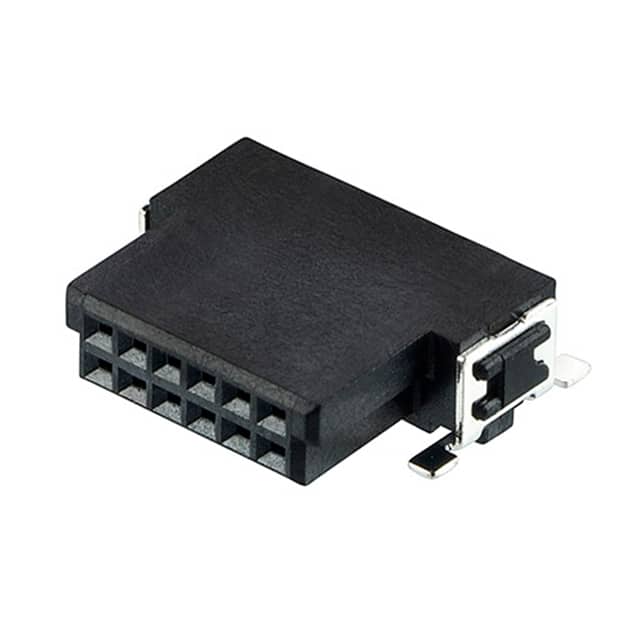 M55-6101242R CONN RCPT 12P 0.05 GOLD SMD R/A