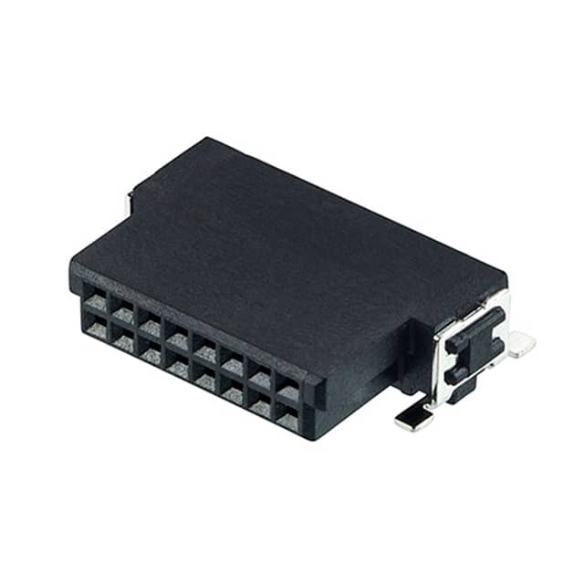 M55-6101642R CONN RCPT 16P 0.05 GOLD SMD R/A