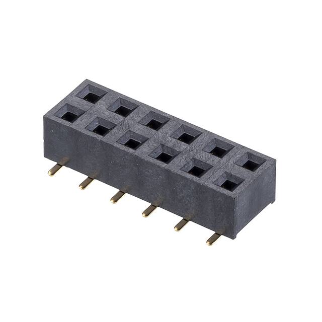 M20-7810645 CONN RCPT 12POS 0.1 GOLD SMD