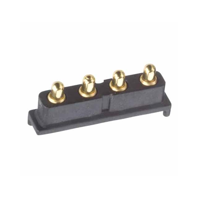 P20-0445R CONN SPRING PISTON 4POS SMD