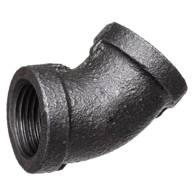 AH9641 Pipe Fittings - Black-Coated Mal