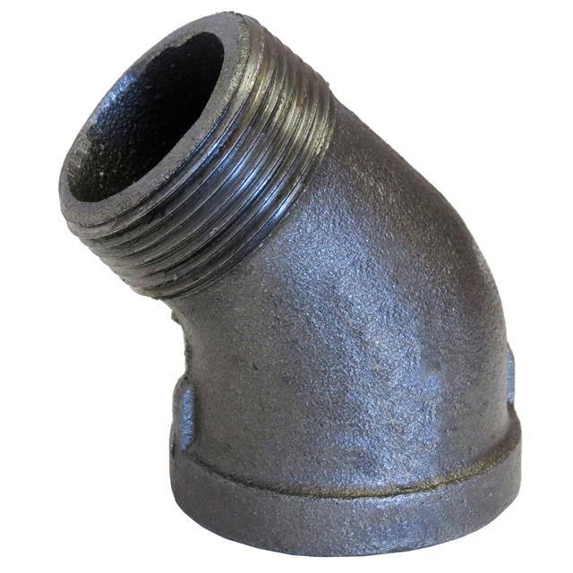 AH9827 Pipe Fittings - Black-Coated Mal