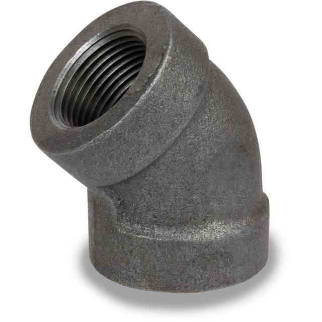 AH9820 Pipe Fittings - Black-Coated Mal