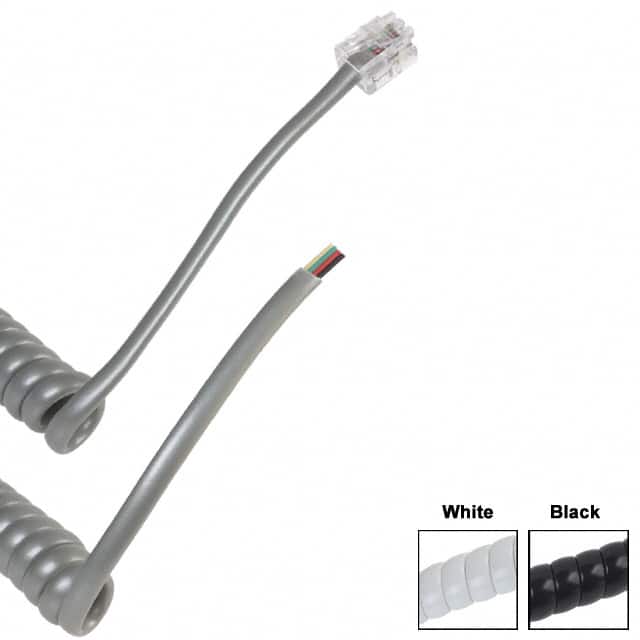 H3641R-07C CABLE MOD 6P4C PLUG TO CABLE 7'