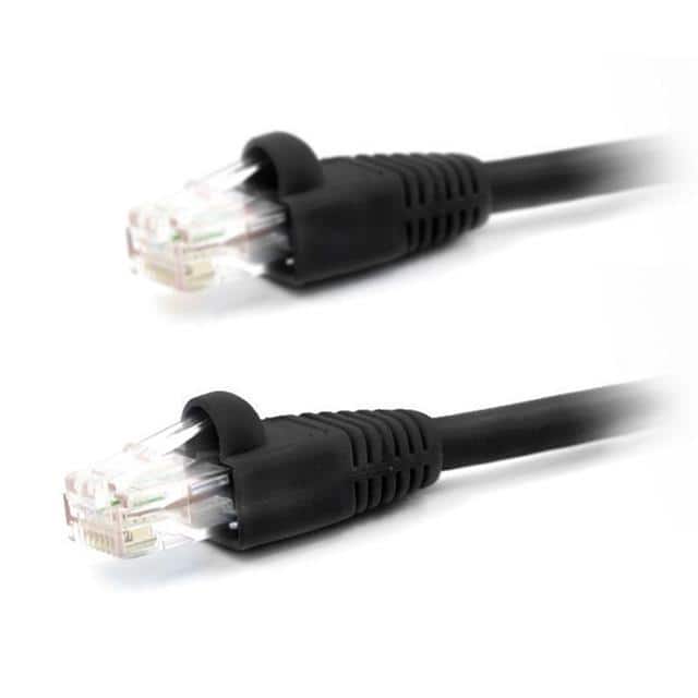 CAT5E-BLACK-14FT CABLE MOD 8P8C PLUG TO PLUG 14'