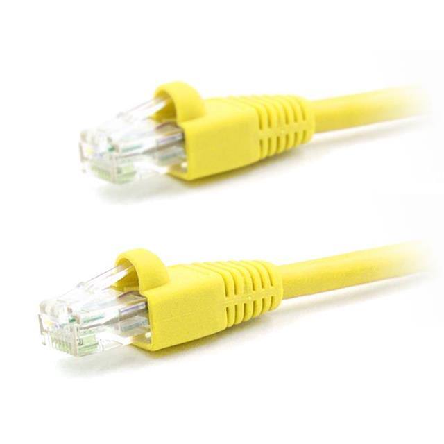 CAT5E-YELLOW-3FT CABLE MOD 8P8C PLUG TO PLUG 3'
