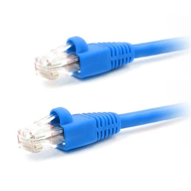 CAT5E-BLUE-75FT CABLE MOD 8P8C PLUG TO PLUG 75'
