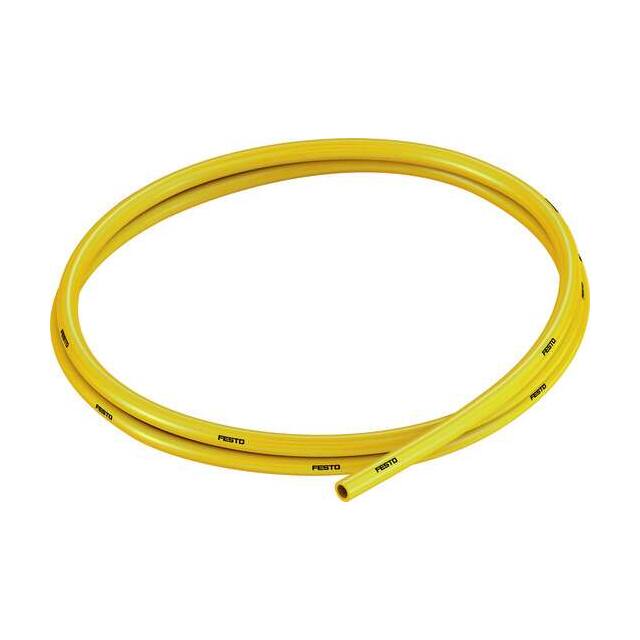 PUN-H-6X1-GE TUBING YELLOW PLASTIC 6MM 50M