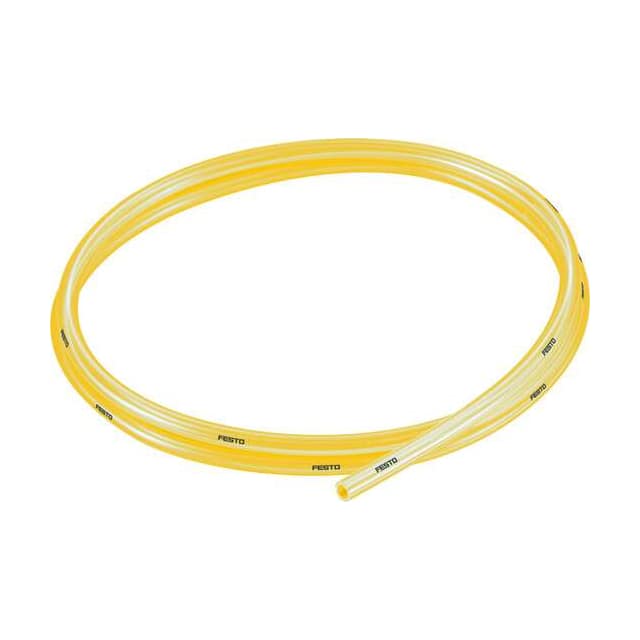PUN-H-6X1-TGE TUBING YELLOW PLASTIC 6MM 50M